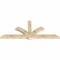 Ekena Millwork Redmond Rough Sawn Timber Gable Bracket, Douglas Fir, 96"W x 40"H x 4"D x 6"F, 10/12 Pitch GBW096X40X0406RED00RDF - alternate 4